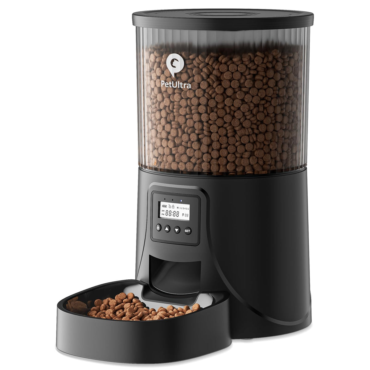 Automatic Cat Feeder: 4L Timed Cats Food Dispenser Programmable | Easy to Set, Dual Power, Precise Portion, Auto Pet Feeder with Desiccant Bag, Detachable Washable for Cats and Small Dog