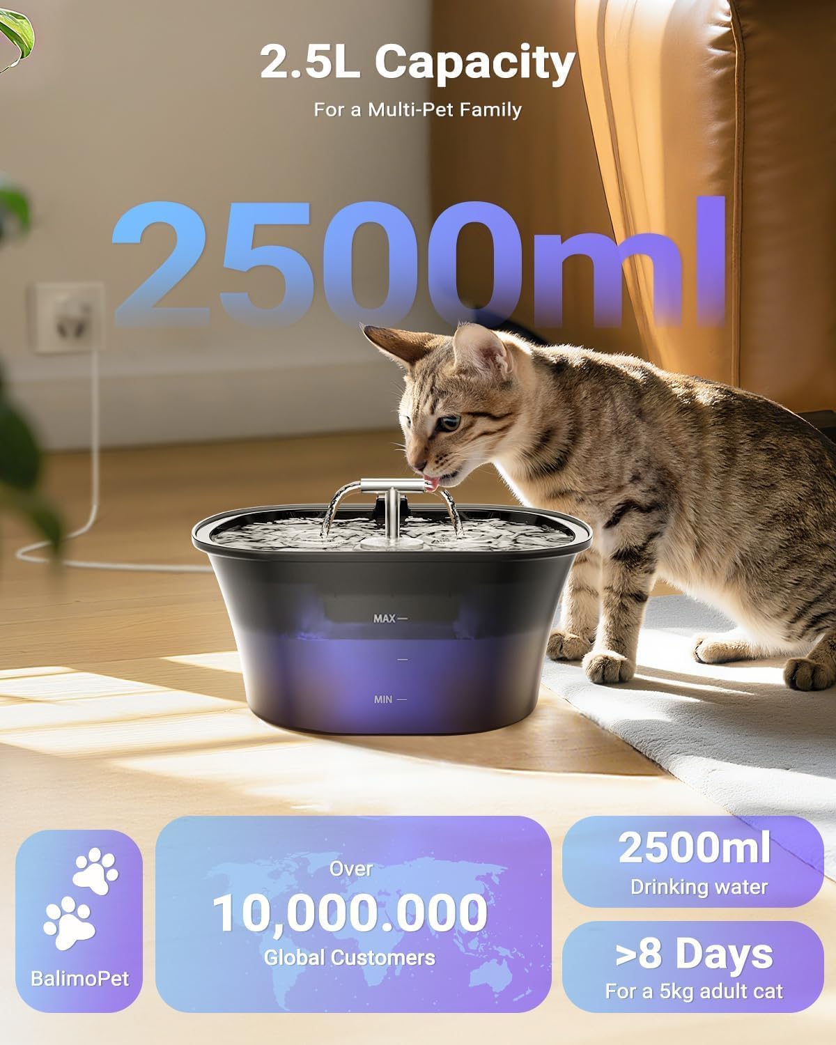 BalimoPet Katzenbrunnen Produktansicht 2